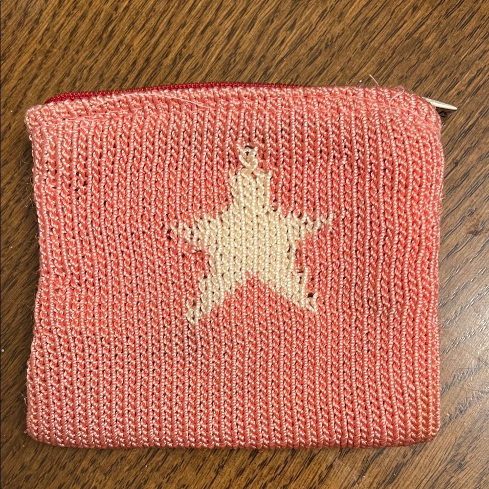 The Sak by Elliott Lucca Pink Knit Pouch